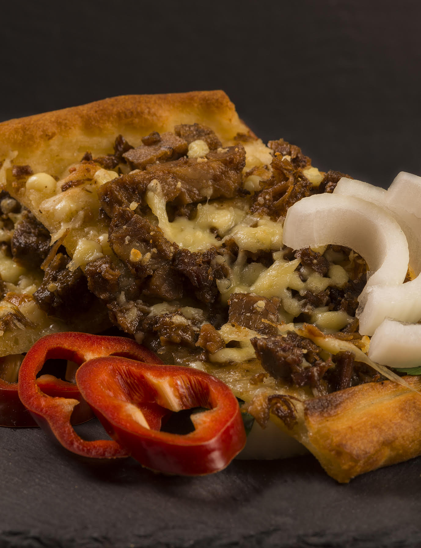 Kavurmalı Kaşarlı / with fried meat and cheese